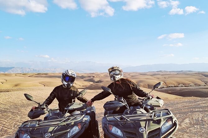 Quad Ride In The Agafay Desert - One hour through Agafay’s rocky desert