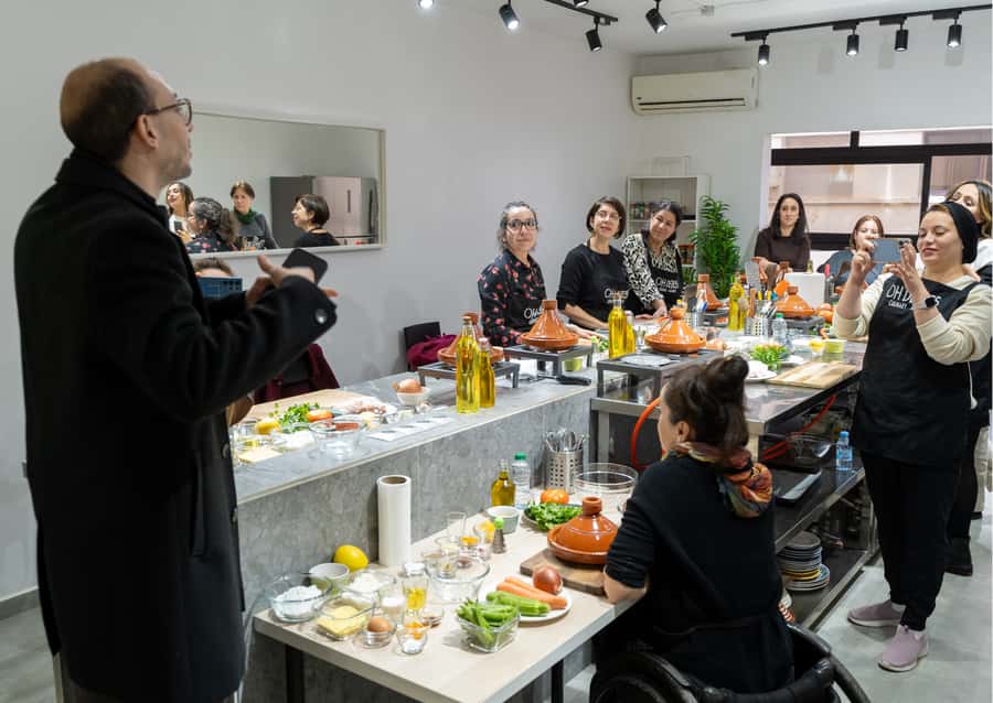 Rabat: Authentic Moroccan Cooking Class with Expert Chefs - Learning through translation and conversation