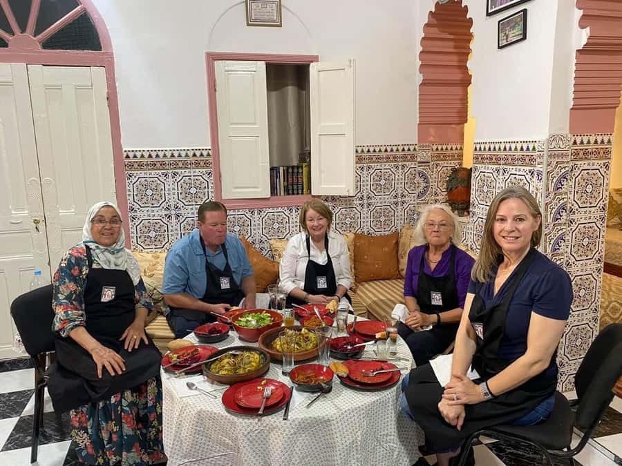 Rabat: Cooking Class in a Family Home - Cooking a Three-Course Moroccan Menu