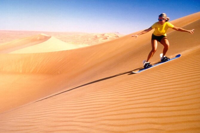 Sandboarding guided experience from Agadir&Taghazout - From Agadir to the Atlantic dunes