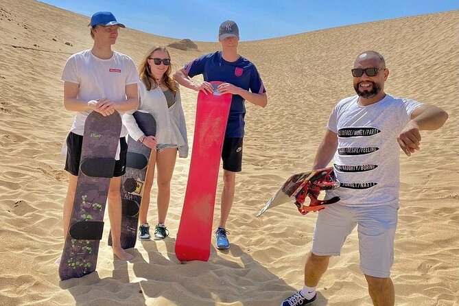 Sandboarding with Panoramic Views of the ocean and Agadir Desert - Getting Your First Sandboard Run Right