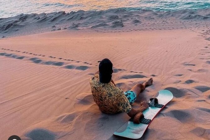 Sandboarding with Panoramic Views of the ocean and Agadir Desert - What Private Touring Changes