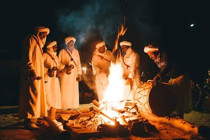 shared group Fez To Fez via Merzouga Desert Tour 2 Days/ 1 Night - Arriving in Merzouga and riding to camp at sunset