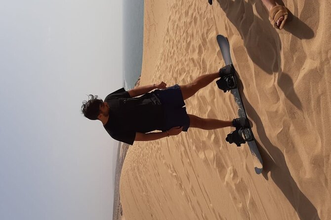 SUNSET Sandbording in AGADIR - Arriving at the beach dunes