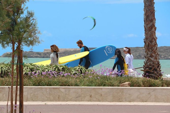 Surf Lesson with local surfer in Essaouira Morocco - Learning on Essaouira Beach