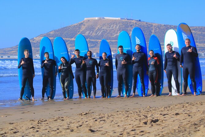 Surf lessons and guiding in Agadir - Agadir Beach is the classroom