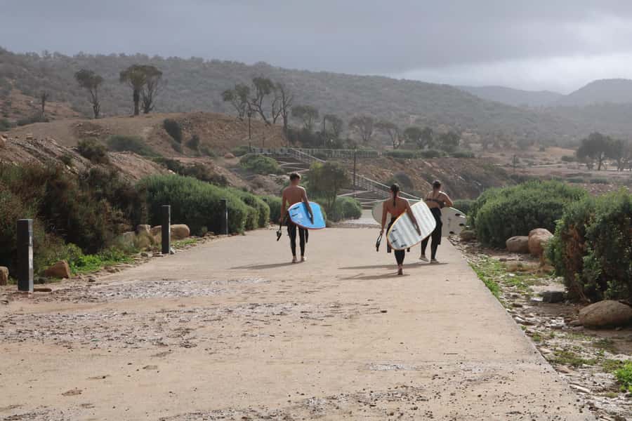 Surf Lessons with Local instructor - Taghazout’s coast and local surf culture