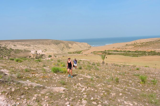 Walk between Argan Forest, Ocean & Waterfalls. 12 km - Terraced gardens, canyon, and the walk to Sidi Ahmed Essayeh
